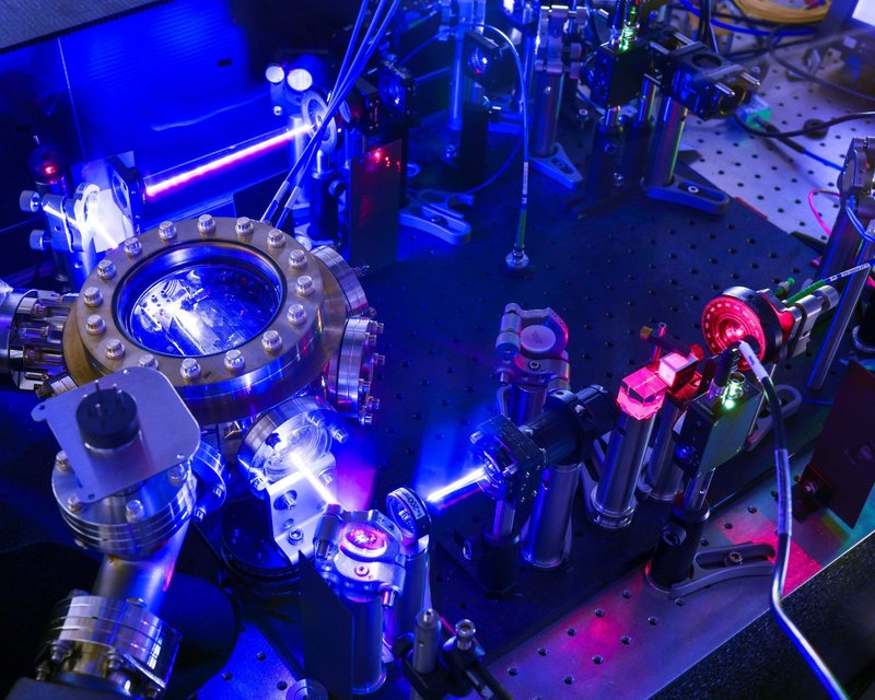 Space - quantum computing laboratory equipment