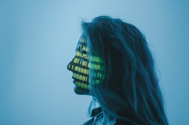 One - futuristic cybersecurity AI interface detecting threats