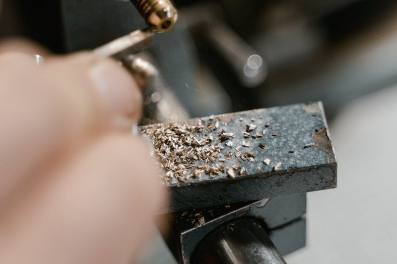 semiconductor wafer polishing equipment in operation