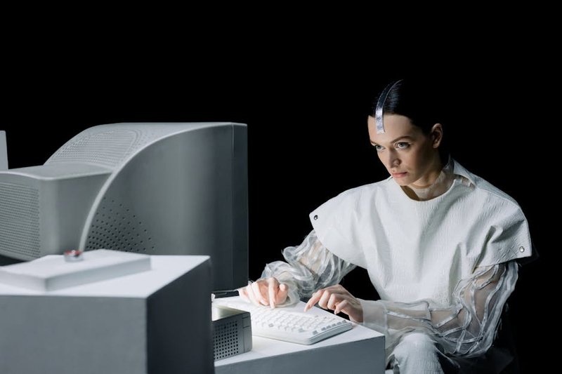 MIT researchers working in AI laboratory