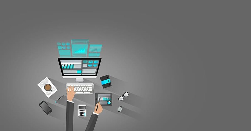 Mindfulness - mindful professional at computer