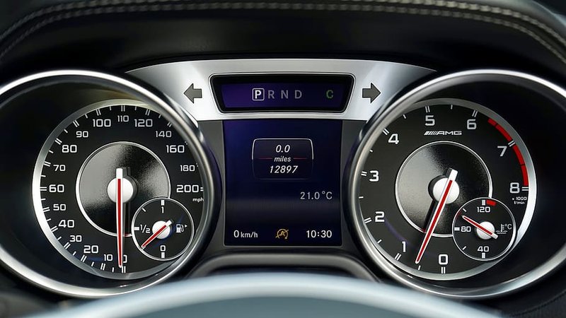 Vehicles - futuristic car dashboard with digital interface