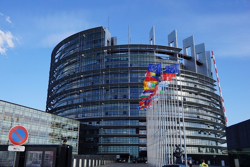 Parliamentary - German parliament building with digital overlay